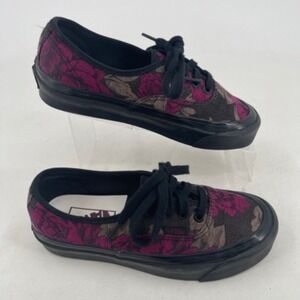 Vans Authentic 44 DX Shoes Unisex Multicolor Floral Lace Up Sneakers M 4 W 5.5